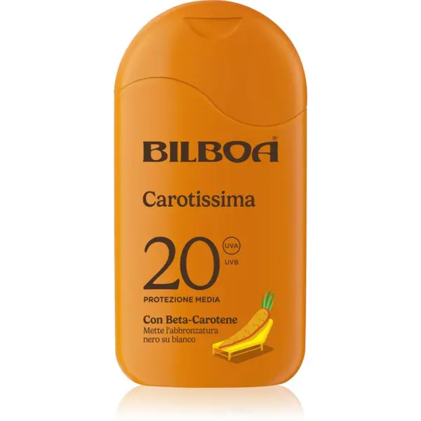 Bilboa Bilboa Carotissima Crema mlijeko za sunčanje s beta karotenom SPF 20 200 ml