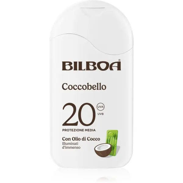 Bilboa Bilboa Coccobello Latte mlijeko za sunčanje s kokosovim uljem SPF 20 200 ml
