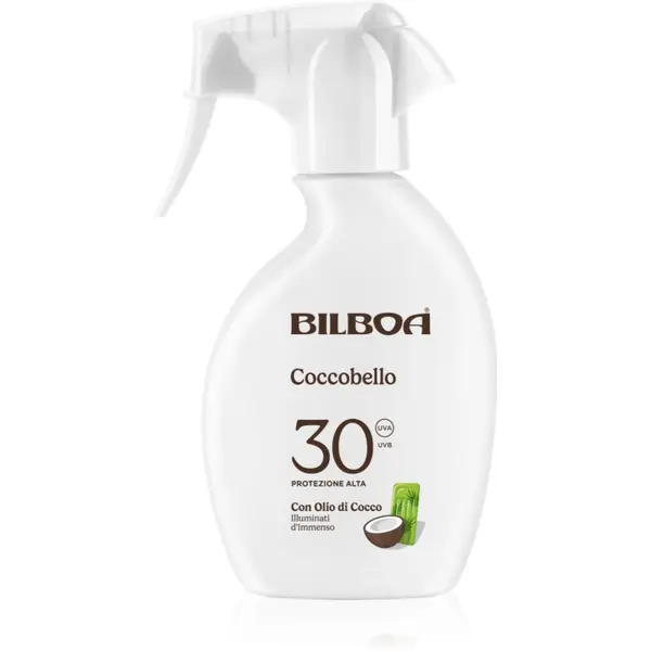 Bilboa Bilboa Coccobello Trigger sprej za sunčanje s kokosovim uljem SPF 30 250 ml