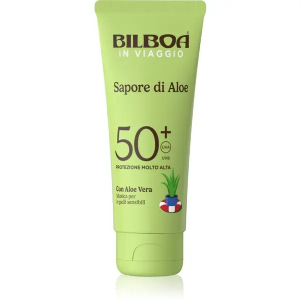 Bilboa Bilboa Sapore di Aloe Travel krema za sunčanje s aloe verom SPF 50+ 75 ml