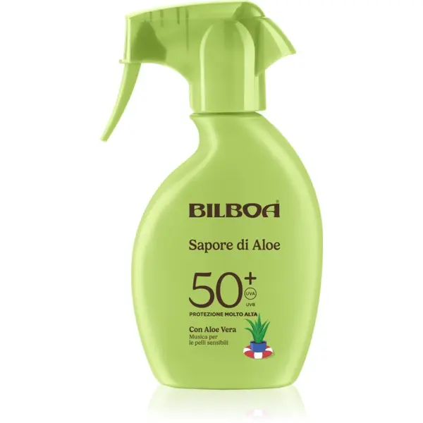 Bilboa Bilboa Sapore di Aloe Trigger sprej za sunčanje s aloe verom SPF 50+ 250 ml