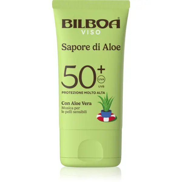 Bilboa Bilboa Sapore di Aloe Viso krema za sunčanje s aloe verom SPF 50+ 40 ml