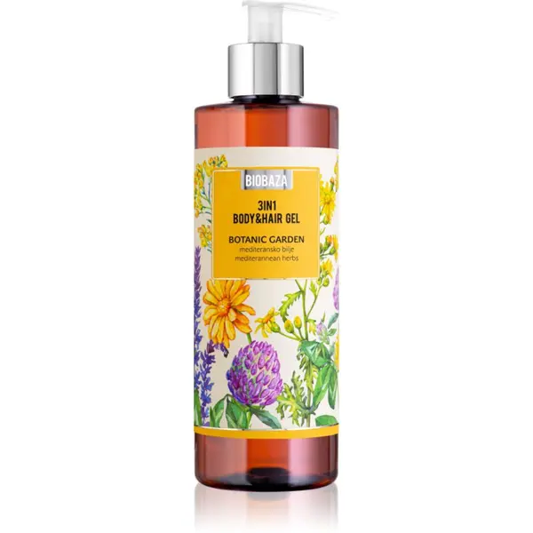 BIOBAZA BIOBAZA 3in1 Body&Hair Gel Botanic Garden šampon, regenerator i gel za tuširanje 3 u 1 400 ml