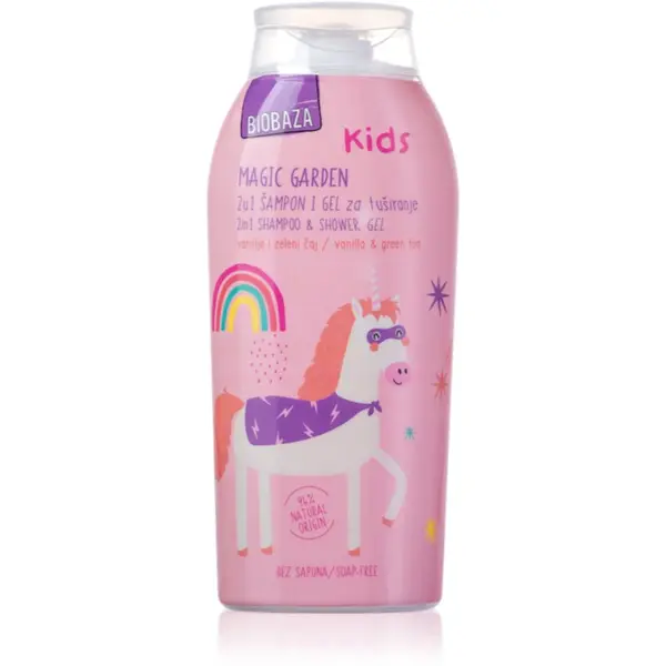 BIOBAZA BIOBAZA Magic Garden gel za tuširanje za tijelo i kosu za djecu 250 ml