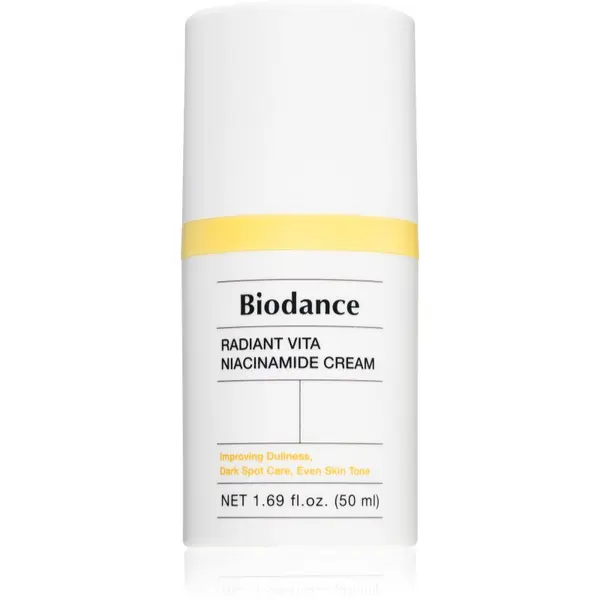 Biodance Biodance Radiant Vita Niacinamide Cream hidratantna i hranjiva krema za sjaj i zaglađivanje kože lica 50 ml