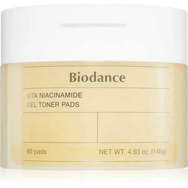 Biodance Biodance Vita Niacinamide blazinice natopljene tonerom s posvjetljujućim učinkom 60 kom