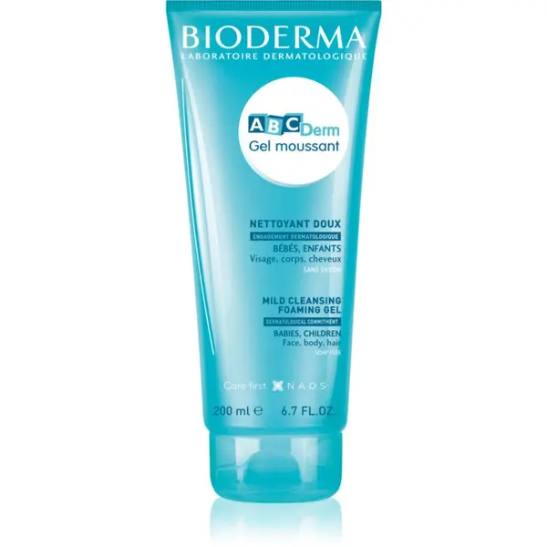 Bioderma Bioderma ABC Derm Mild Cleansing Foaming Gel gel za tuširanje za djecu 200 ml