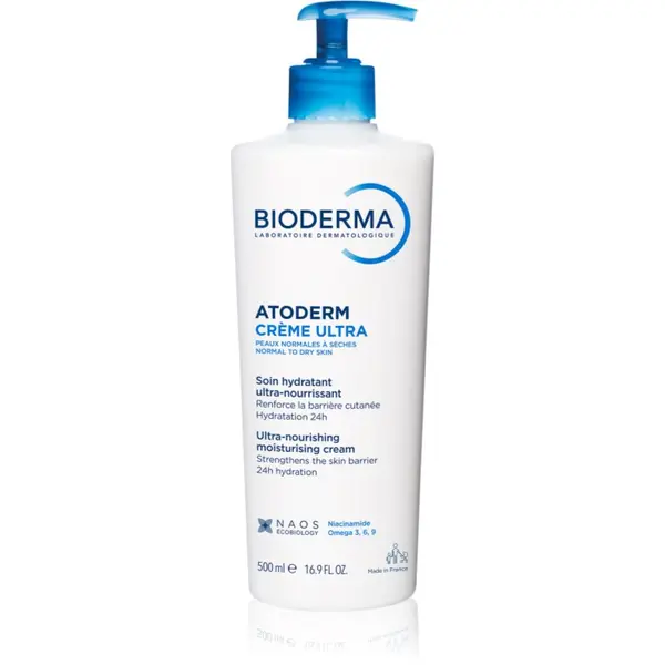 Bioderma Bioderma Atoderm Créme Ultra hranjiva krema za normalnu i suhu osjetljivu kožu bez parfema 500 ml
