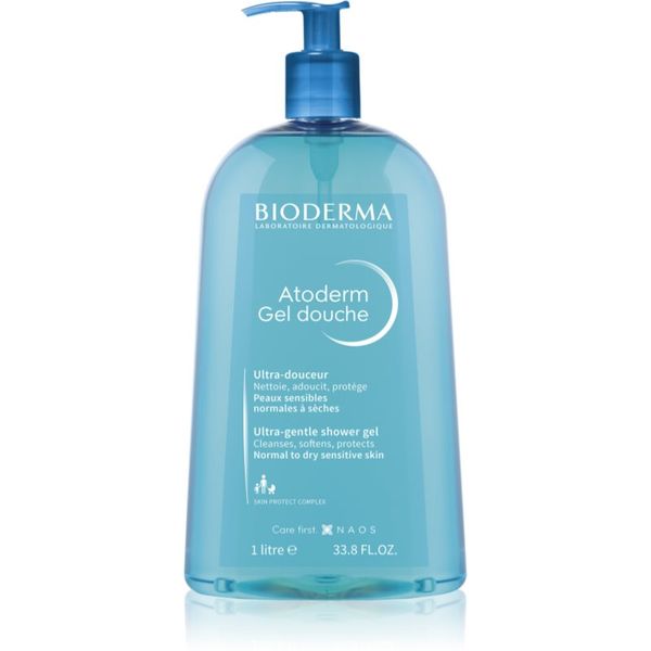 Bioderma Bioderma Atoderm Gel nježni gel za tuširanje za suhu i osjetljivu kožu 1000 ml