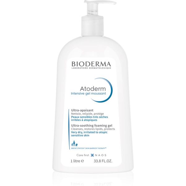 Bioderma Bioderma Atoderm Intensive Gel Moussant hranjivi pjenasti gel za vrlo suhu, osjetljivu i atopičnu kožu 1000 ml