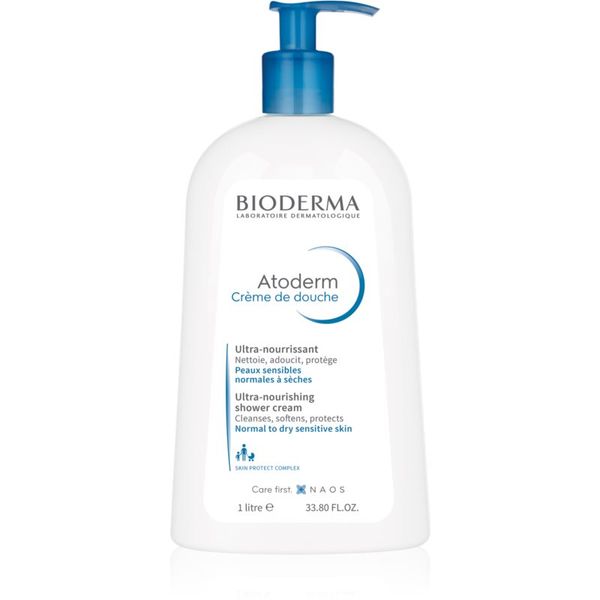 Bioderma Bioderma Atoderm Shower Cream hranjiva krema za tuširanje za normalnu i suhu osjetljivu kožu 1000 ml