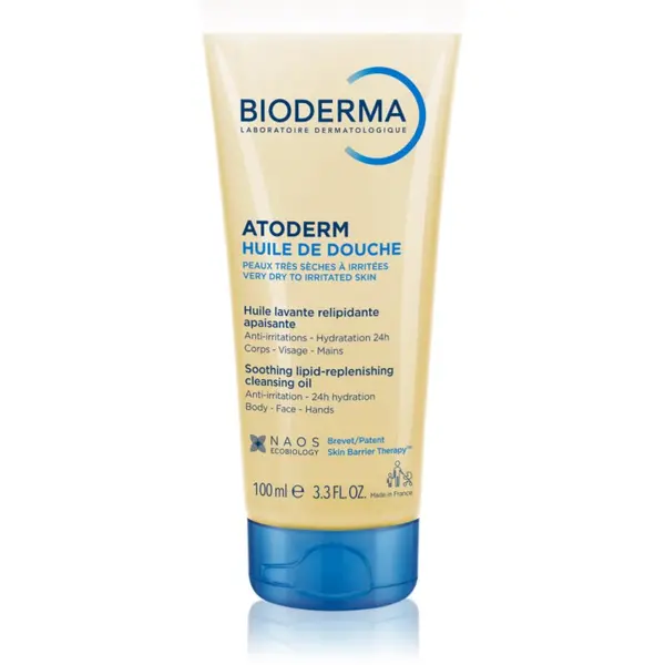 Bioderma Bioderma Atoderm Shower Oil visoko hranjivi umirujući gel za tuširanje za suhu i nadraženu kožu 100 ml
