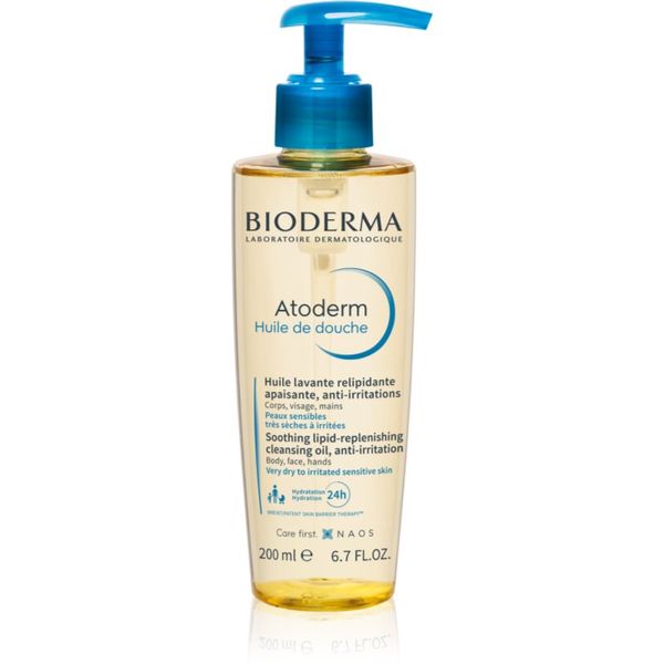 Bioderma Bioderma Atoderm Shower Oil visoko hranjivi umirujući gel za tuširanje za suhu i nadraženu kožu 200 ml