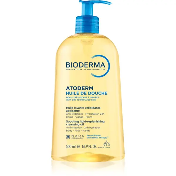Bioderma Bioderma Atoderm Shower Oil visoko hranjivi umirujući gel za tuširanje za suhu i nadraženu kožu 500 ml