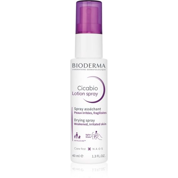 Bioderma Bioderma Cicabio Lotion Spray sprej koji suši i umiruje kožu za nadraženu kožu 40 ml