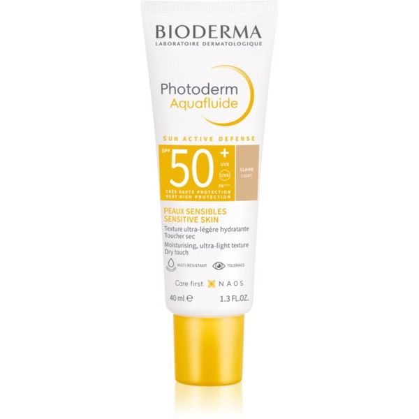 Bioderma Bioderma Photoderm Aquafluid zaštitna krema za lice SPF 50+ nijansa Claire 40 ml