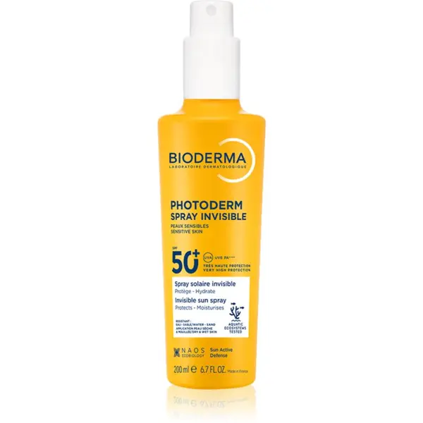 Bioderma Bioderma Photoderm Invisible Spray SPF50+ sprej za sunčanje SPF 50+ 200 ml