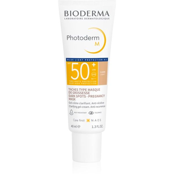 Bioderma Bioderma Photoderm M zaštitna krema za toniranje protiv pigmentnih mrlja SPF 50+ nijansa Light 40 ml