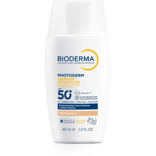 Bioderma Bioderma Photoderm XDefense Tinted zaštitna tonirana fluid za lice SPF 50+ nijansa 02 Light 40 ml