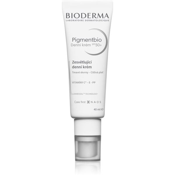 Bioderma Bioderma Pigmentbio Daily Care SPF 50+ posvjetljujuća krema za pigmentne mrlje SPF 50+ 40 ml