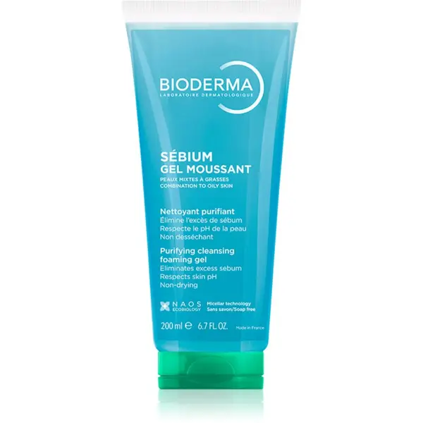 Bioderma Bioderma Sébium Gel Moussant gel za čišćenje za mješovitu i masnu kožu 200 ml