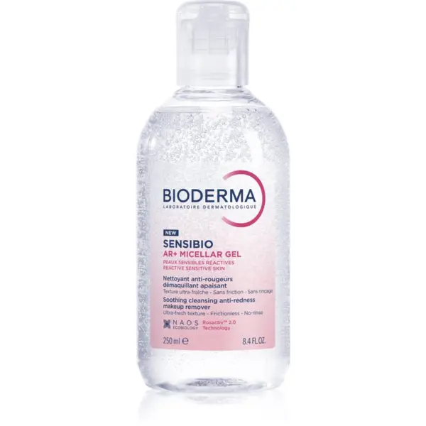 Bioderma Bioderma Sensibio AR+ micelarni gel za čišćenje za osjetljivo lice sklono crvenilu 250 ml