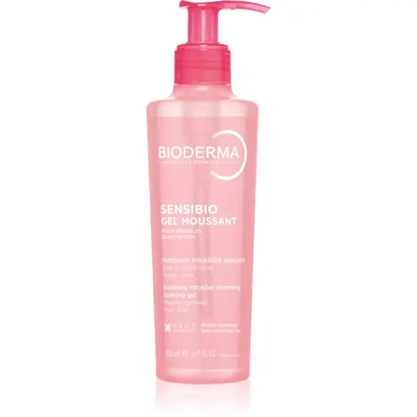 Bioderma Bioderma Sensibio Gel Moussant nježni umirujući gel za čišćenje i uklanjanje make-upa 200 ml