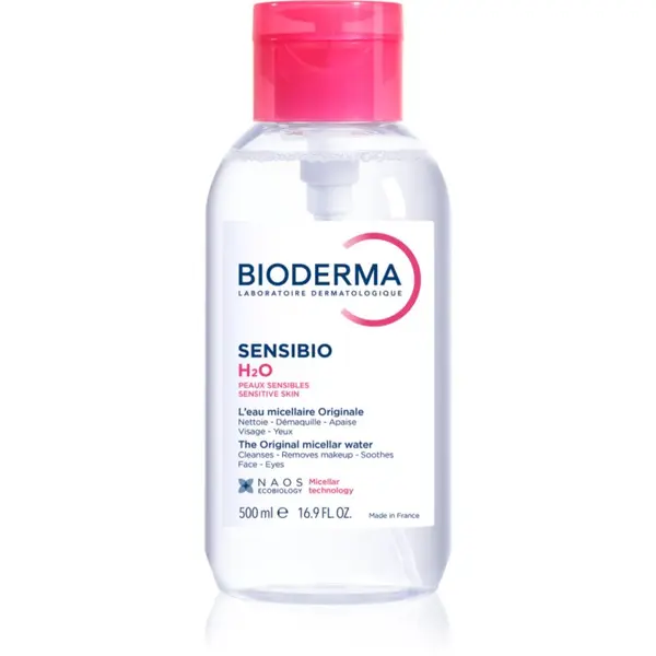 Bioderma Bioderma Sensibio H2O micelarna voda za osjetljivu kožu s dozerom 500 ml