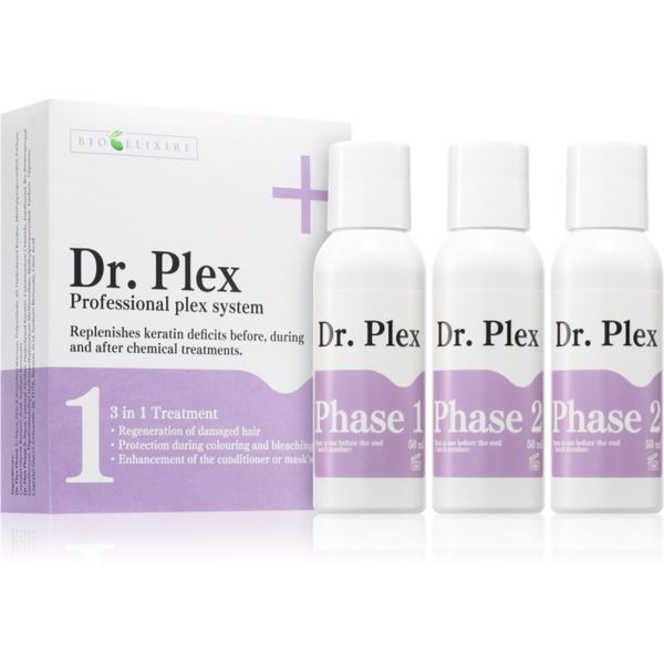 Bioélixire Bioélixire Dr. Plex obnavljajuća kura za oštećenu kosu 3x50 ml