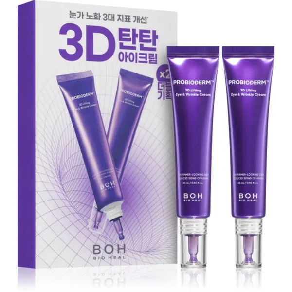 BIOHEAL BOH BIOHEAL BOH Probioderm 3D Lifting Eye & Wrinkle Cream koncentrirana krema za područje oko očiju protiv znakova starenja DUOPACK 2x25 ml