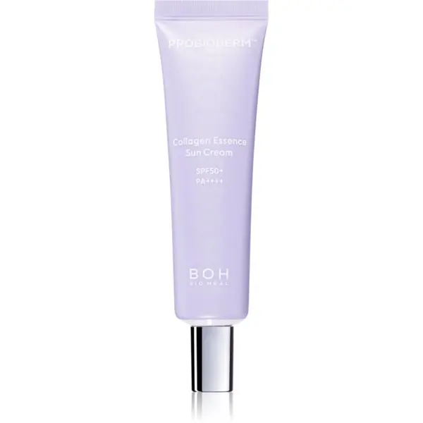 BIOHEAL BOH BIOHEAL BOH Probioderm Collagen Essence Sun Cream krema za sunčanje za lice s učinkom protiv bora SPF 50+ 50 ml