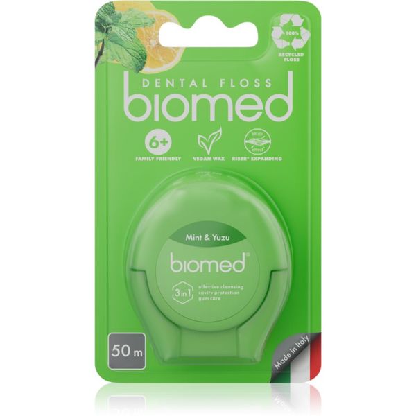 Biomed Biomed Dental Floss zubni konac Mint and Yuzu 50 m