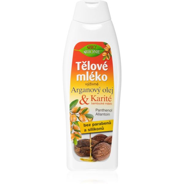 Bione Cosmetics Bione Cosmetics Argan Oil + Karité hranjivo mlijeko za tijelo 500 ml