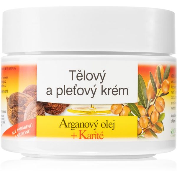 Bione Cosmetics Bione Cosmetics Argan Oil + Karité krema za lice za cijelu obitelj 260 ml