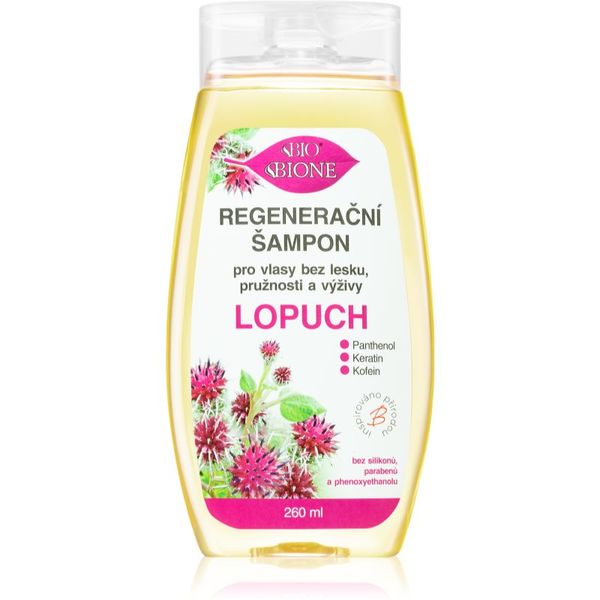 Bione Cosmetics Bione Cosmetics Burdock regenerirajući šampon za sjajnu i mekanu kosu 260 ml