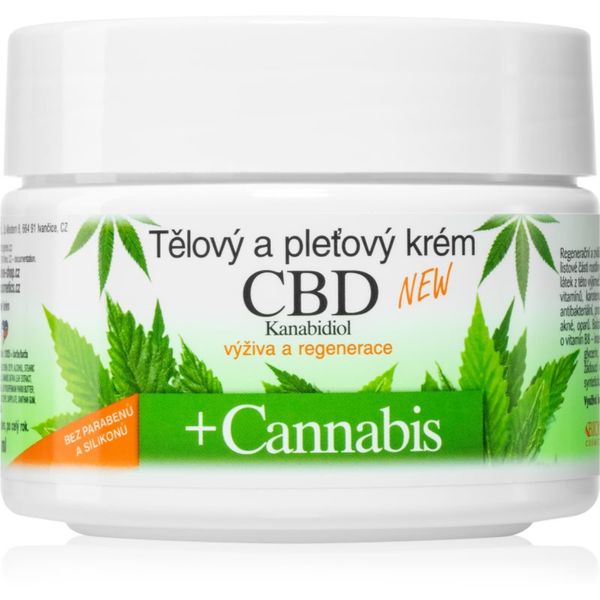 Bione Cosmetics Bione Cosmetics Cannabis CBD hranjiva krema za lice i tijelo s CBD-om 260 ml