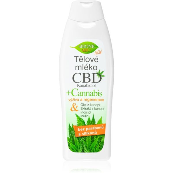 Bione Cosmetics Bione Cosmetics Cannabis CBD hranjivo mlijeko za tijelo s CBD-om 500 ml