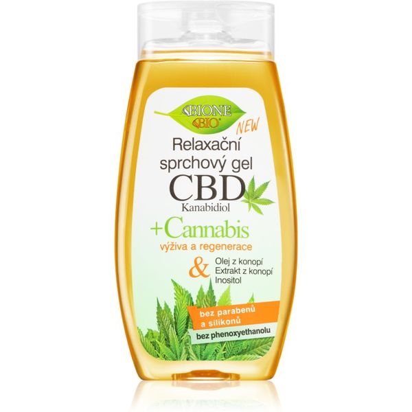 Bione Cosmetics Bione Cosmetics Cannabis CBD relaksirajući gel za tuširanje s CBD-om 260 ml