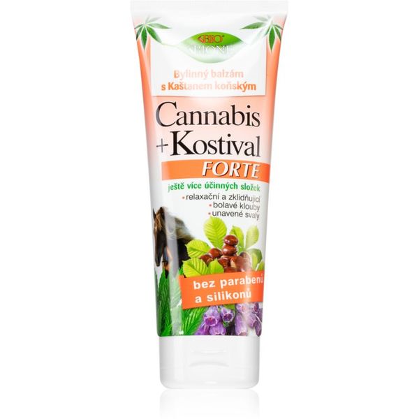 Bione Cosmetics Bione Cosmetics Cannabis Kostival Forte biljni fluid za mišiće, zglobove i ligamente 205 ml