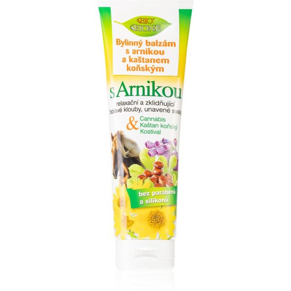 Bione Cosmetics Bione Cosmetics Cannabis S Arnikou biljni balzam s arnikom i konjskim kestenom 300 ml