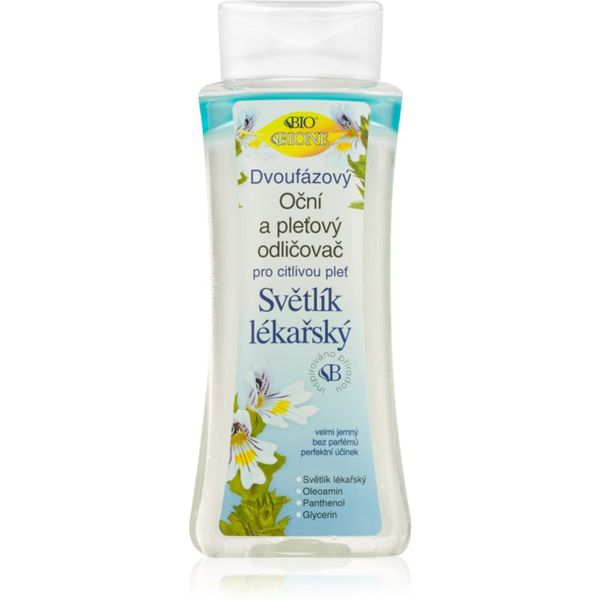 Bione Cosmetics Bione Cosmetics Eyebright dvofazno sredstvo za skidanje šminke za lice i oči 255 ml