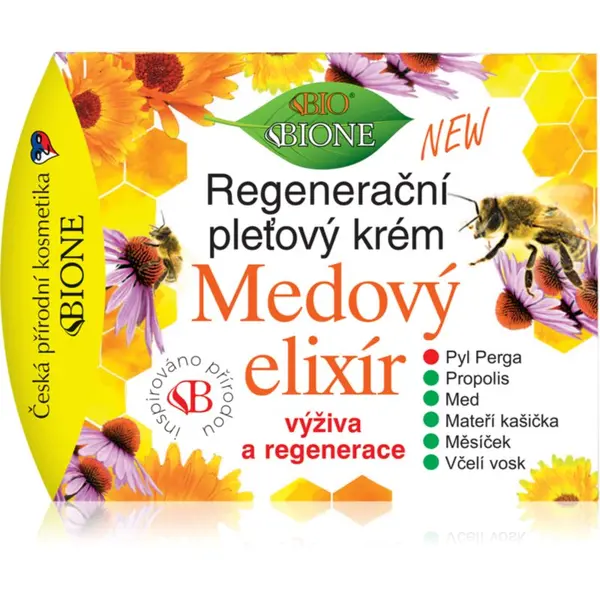 Bione Cosmetics Bione Cosmetics Honey Elixir regenerirajuća krema za lice 51 ml