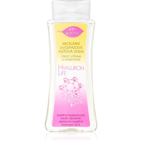 Bione Cosmetics Bione Cosmetics Hyaluron Life dvofazna micelarna voda s hidratantnim učinkom 255 ml