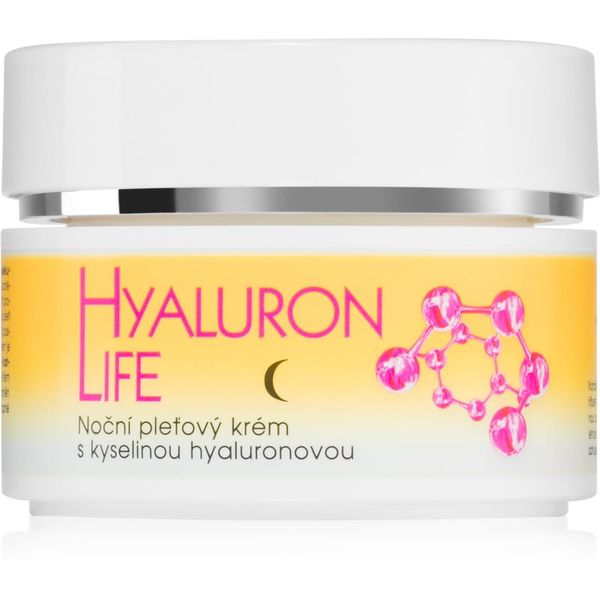 Bione Cosmetics Bione Cosmetics Hyaluron Life noćna krema za lice s hijaluronskom kiselinom 51 ml
