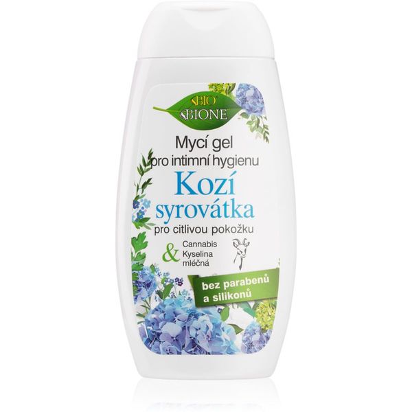 Bione Cosmetics Bione Cosmetics Kozí Syrovátka gel za tuširanje za intimnu higijenu žena za osjetljivu kožu 260 ml
