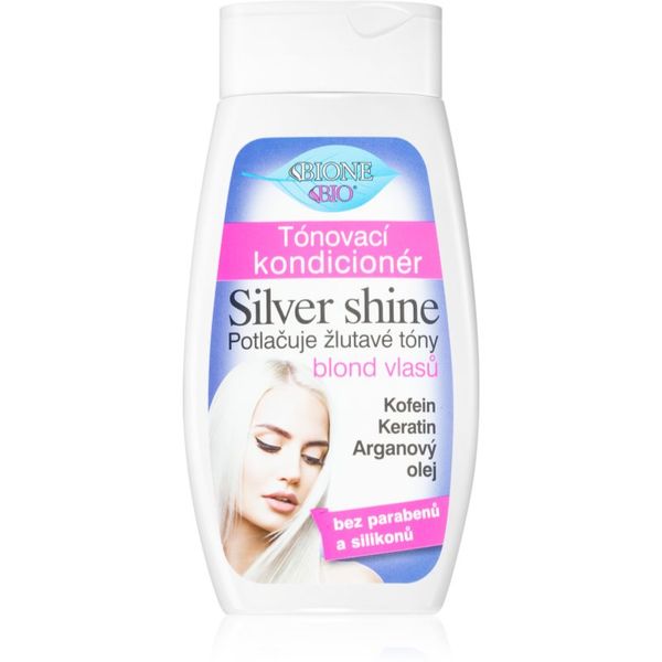 Bione Cosmetics Bione Cosmetics Silver Shine hidratantni regenerator za neutralizaciju žutih tonova 260 ml