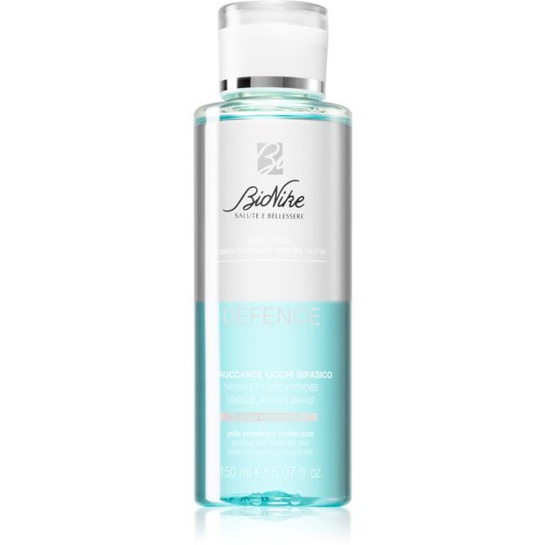 BioNike BioNike Defence dvofazno sredstvo za skidanje make-upa oko očiju za osjetljivu i netolerantnu kožu lica 150 ml