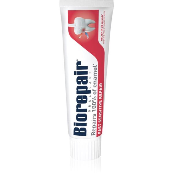 Biorepair Biorepair Fast Sensitive Repair bioaktivna pasta za smanjenje osjetljivosti zubi i obnovu zubne cakline 75 ml