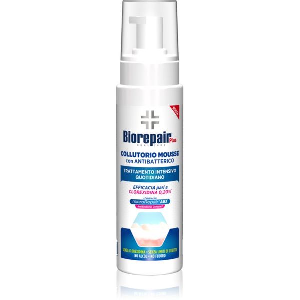 Biorepair Biorepair Plus Collutorio Mousse vodica za usta protiv zubnog plaka 200 ml