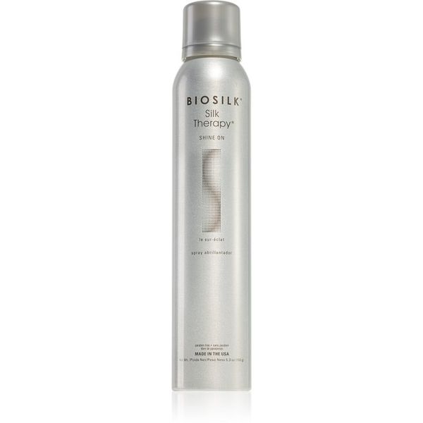 Biosilk Biosilk Silk Therapy Shine On sprej za stiliziranje za sjajnu i mekanu kosu 150 g